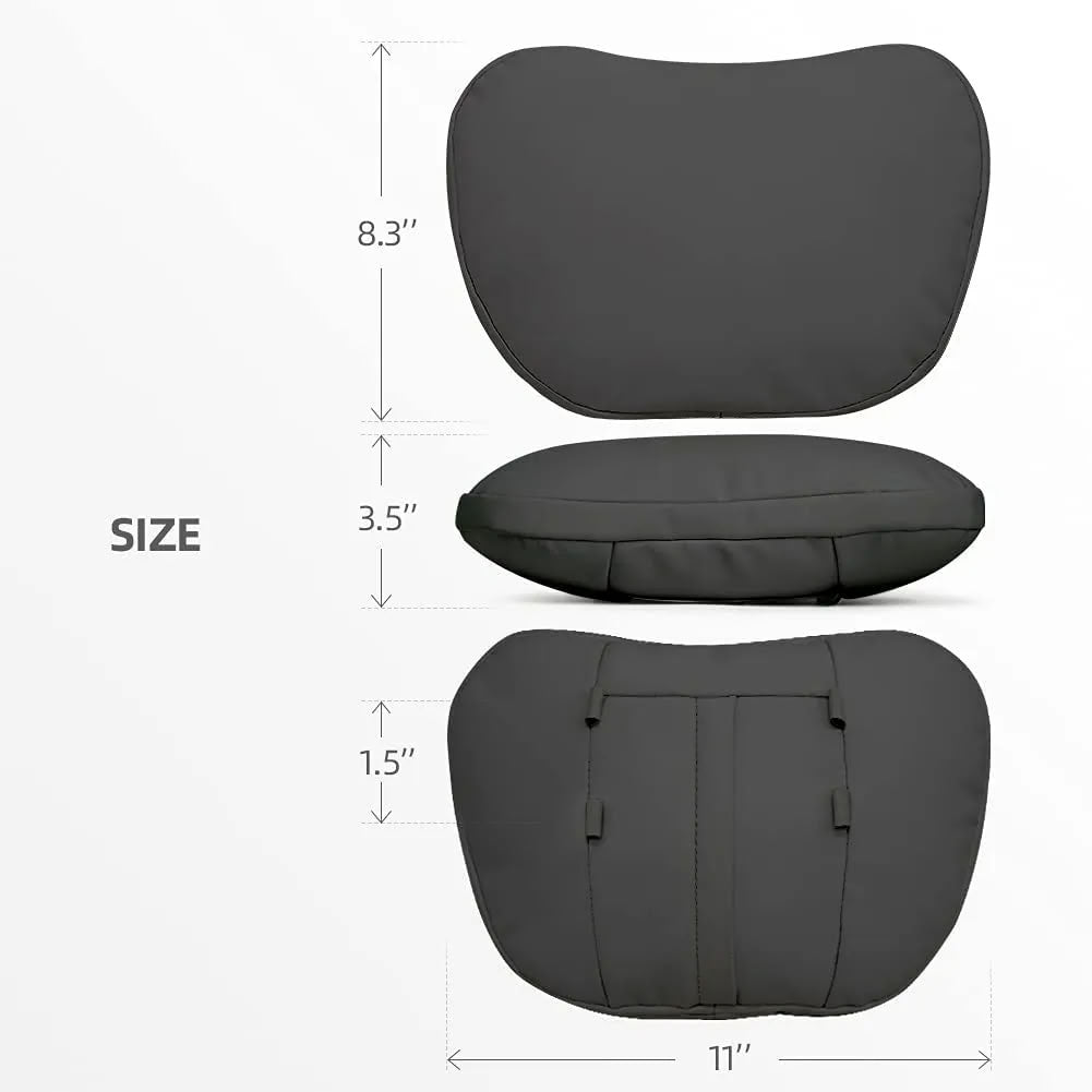 Nappa Leather Ergonomic Headrests for Tesla Model 3/Y/X/S