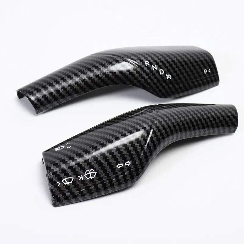 Interior Steering Wheel Steering Rod Patch for Tesla Model 3/Y ABS Gloss Black