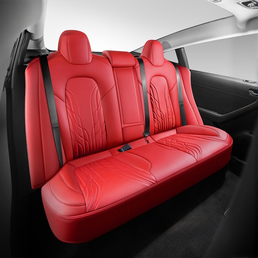 Nappa Leather Seat Covers for Model 3 Highland & Model Y Juniper