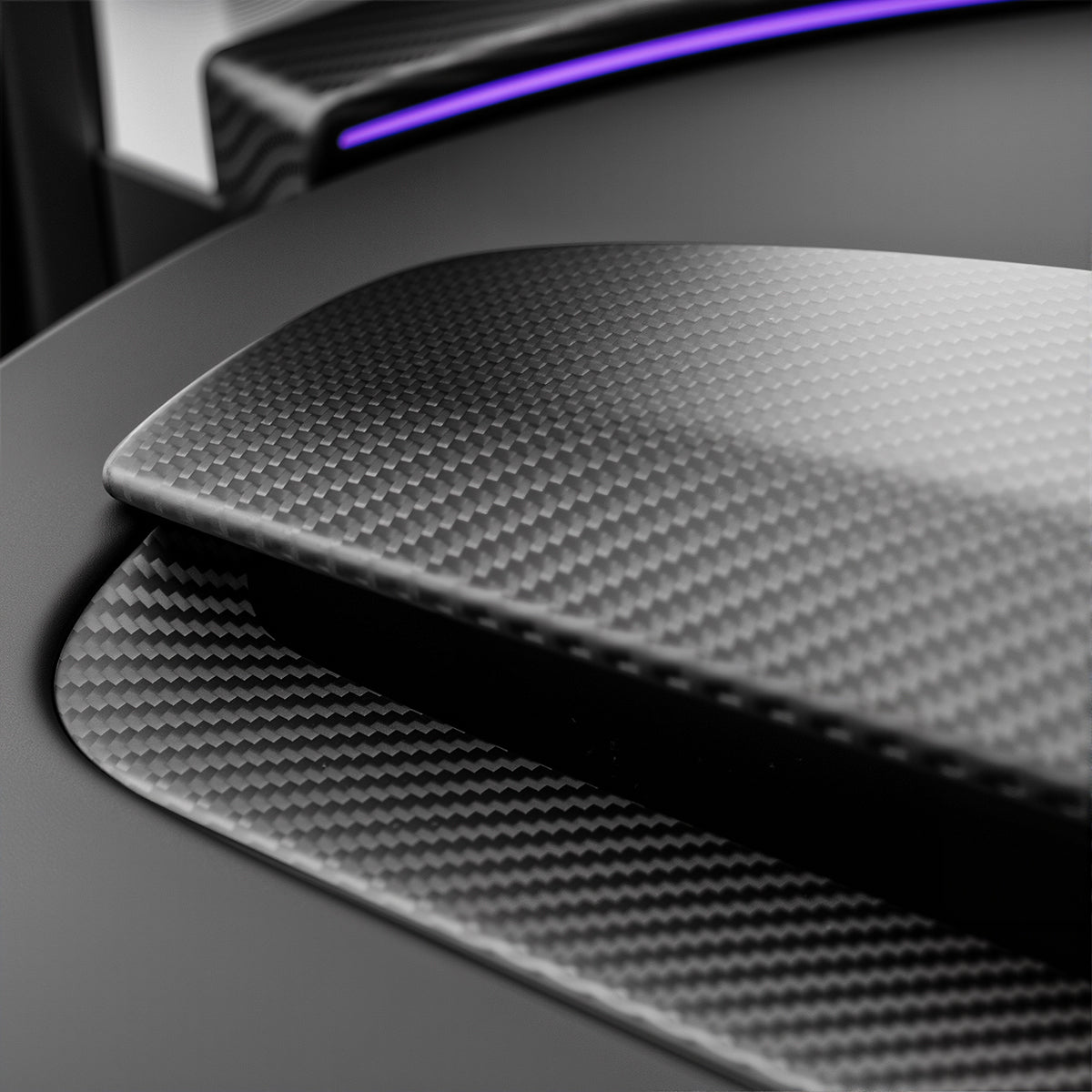 Real Dry Carbon Fiber Dashboard Cover for Model 3 Highland / Model Y Juniper