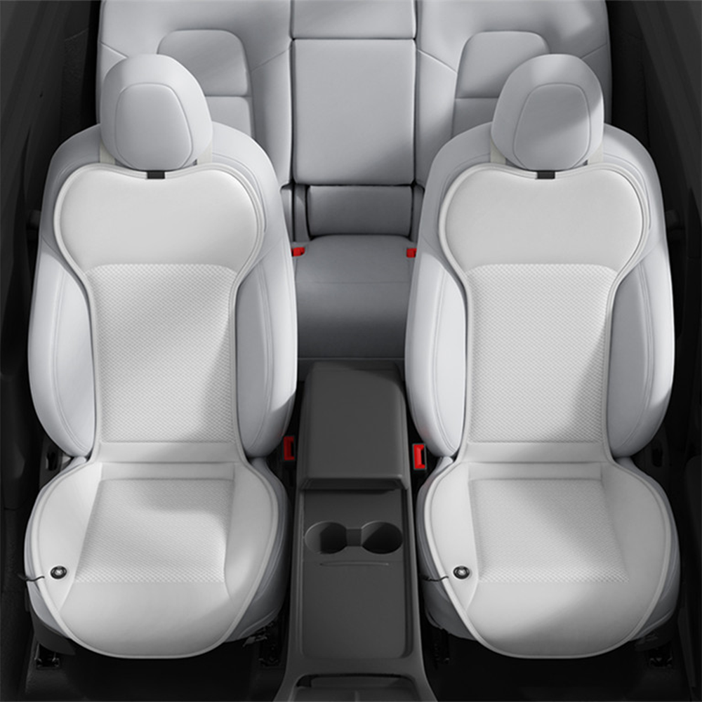 Seat Ventilation Seat Covers for Model 3 Highland & Model Y Juniper White (2 PC)