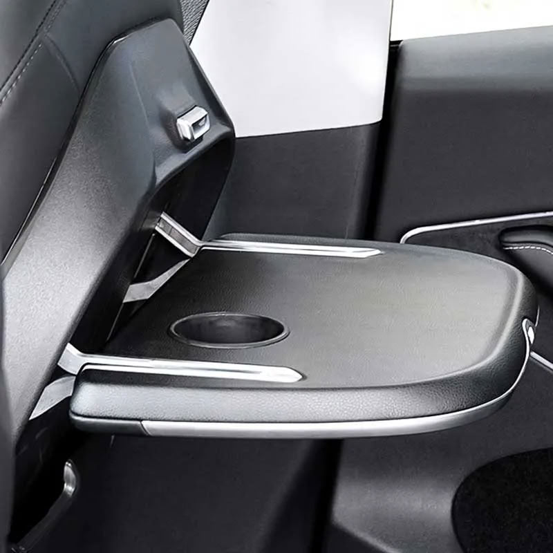 Seatback Foldable Table with Wireless Charging for Tesla Model 3/Y