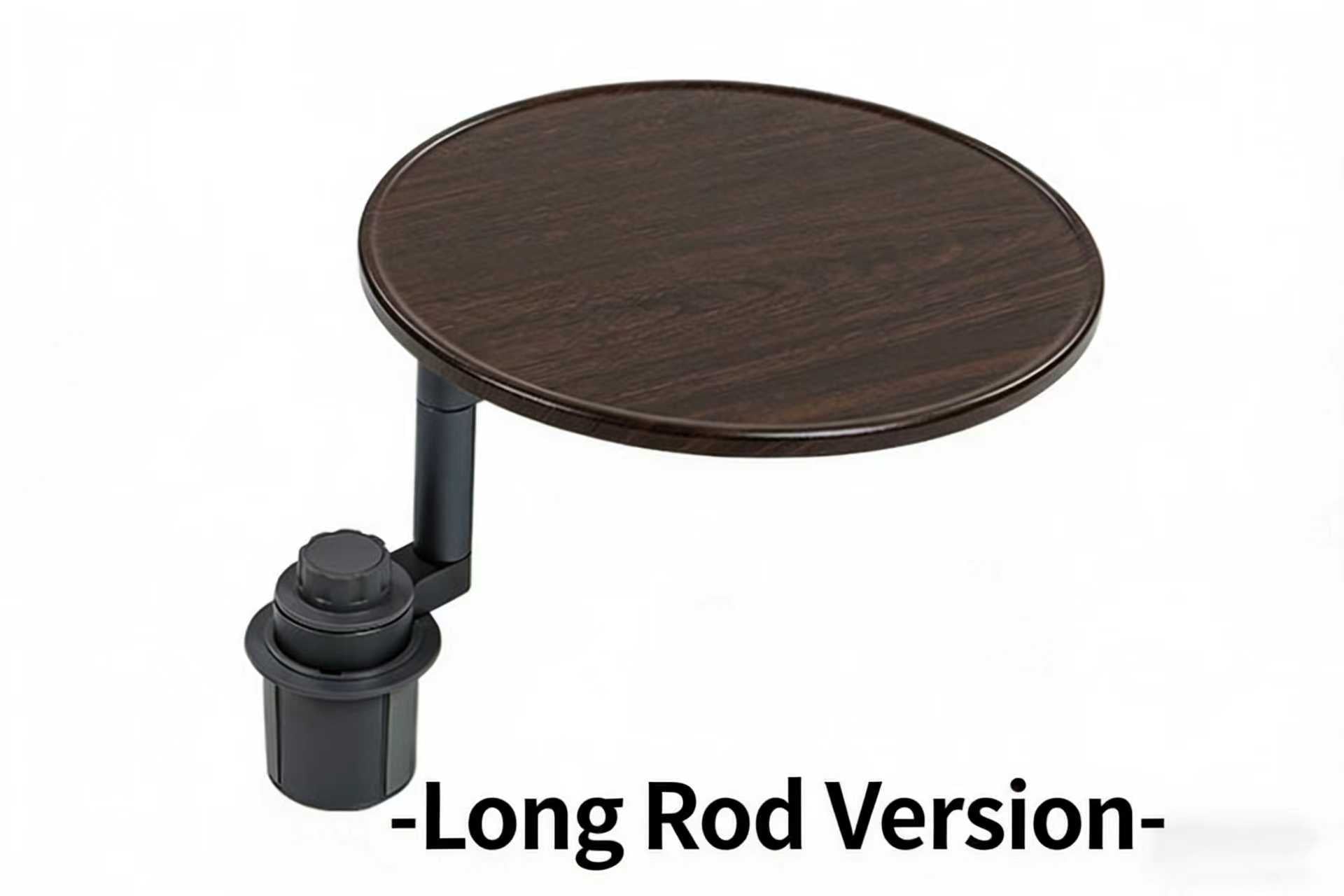 Solid Wood Floating Table for Tesla's Front and Rear Cup Holders 6.5cm – 10cm 2.56in – 3.94 inches Tray Table （Taller version）