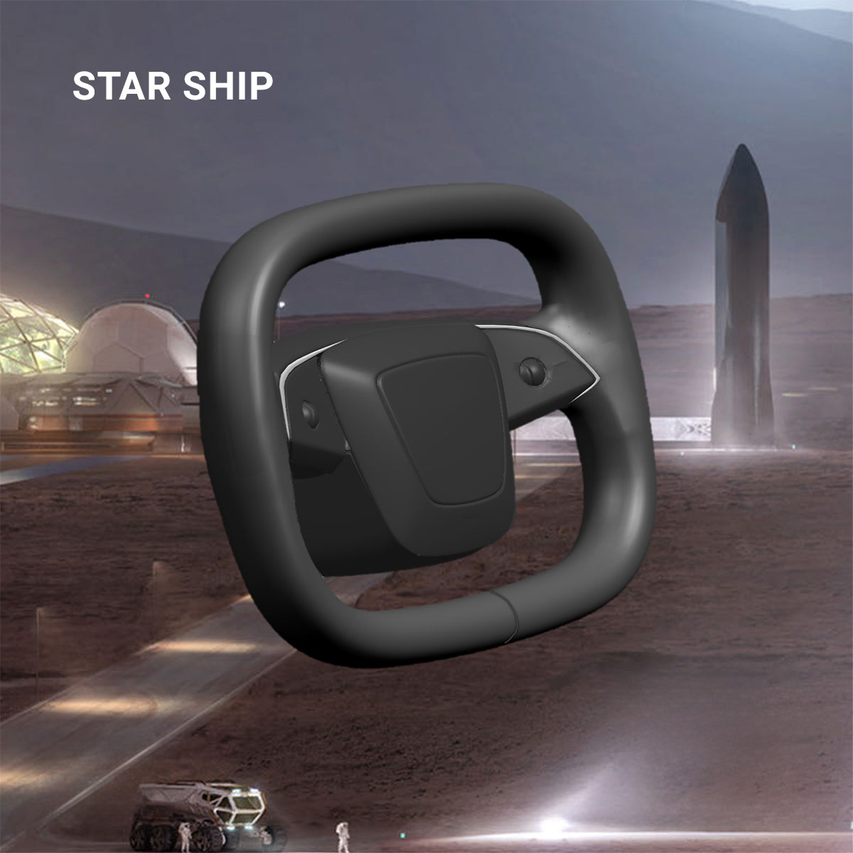 Starlink 4.0 Cyber Yoke Steering Wheel for Model 3 Highland Model 3 Highland 2024-Present Star Ship