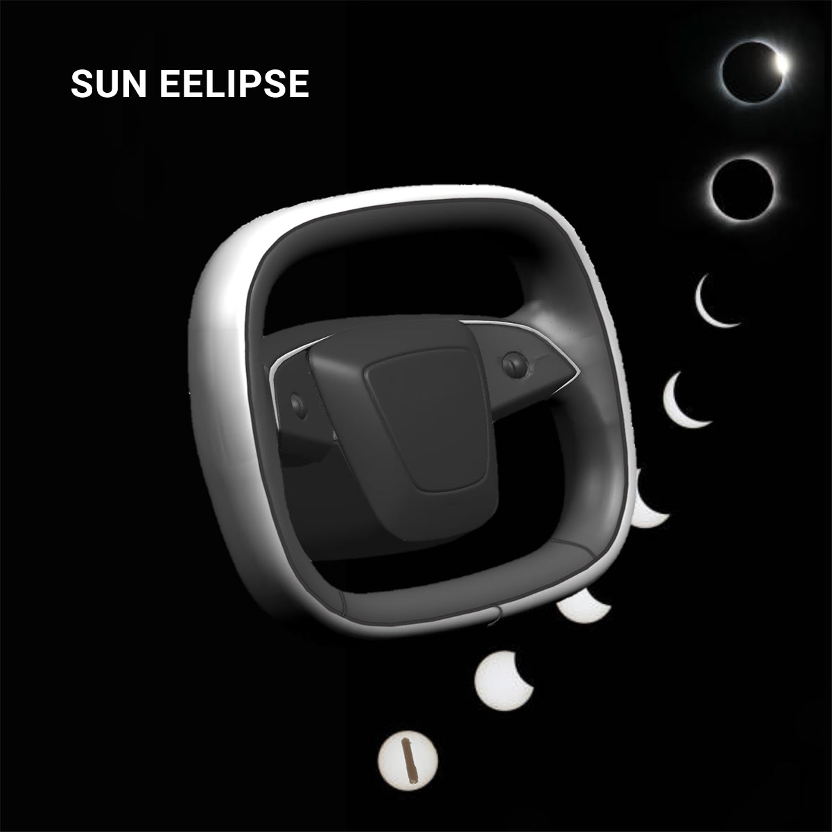 Starlink 4.0 Cyber Yoke Steering Wheel for Model 3 Highland Model 3 Highland 2024-Present Sun Eelipse
