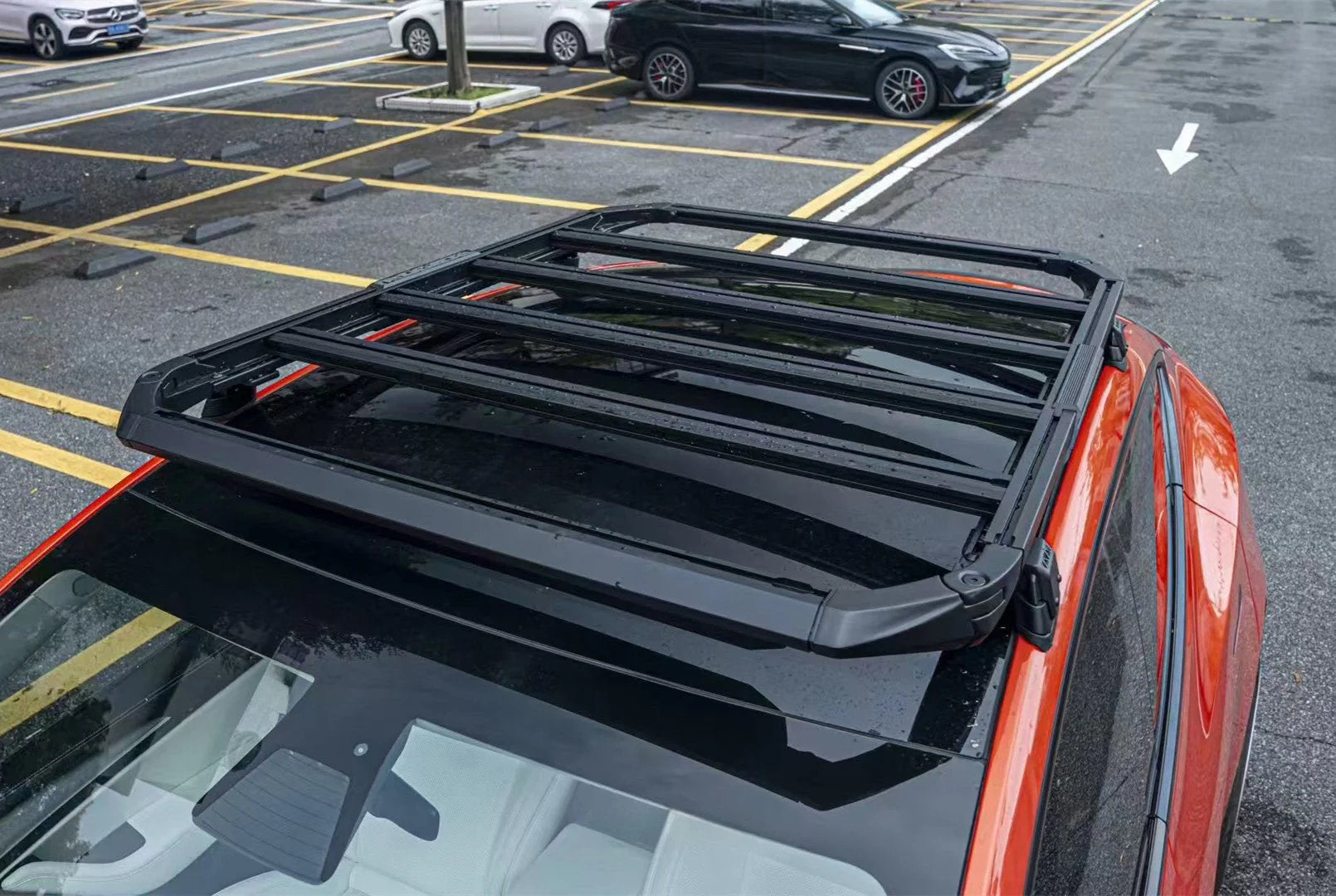 Teskay Model Y Roof Rack Cargo vs. Model Y Juniper