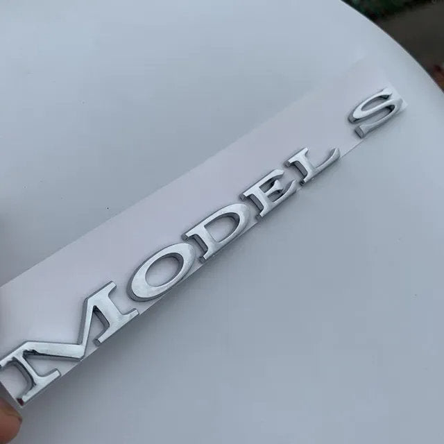 Tesla Model 3/Y/X/S Emblem Model S