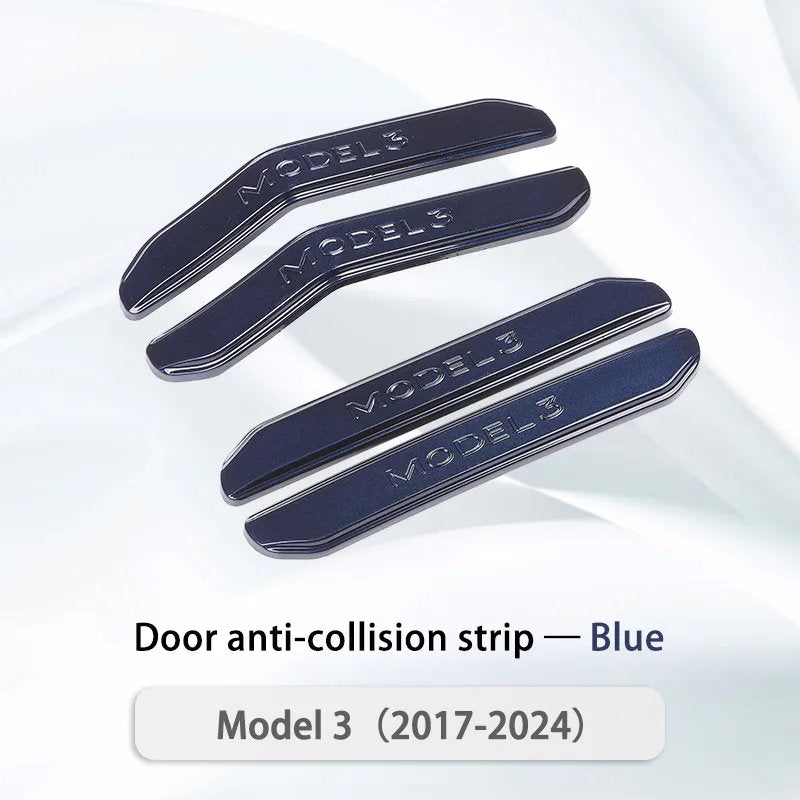 Tesla Model 3/Y Door Anti-Collision Strip Model 3 (2017-2024+) Blue Car Door