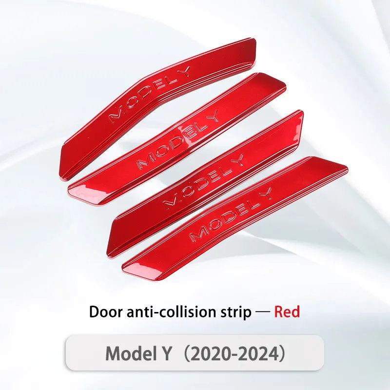 Tesla Model 3/Y Door Anti-Collision Strip Model Y (2020-2024) Red Car Door