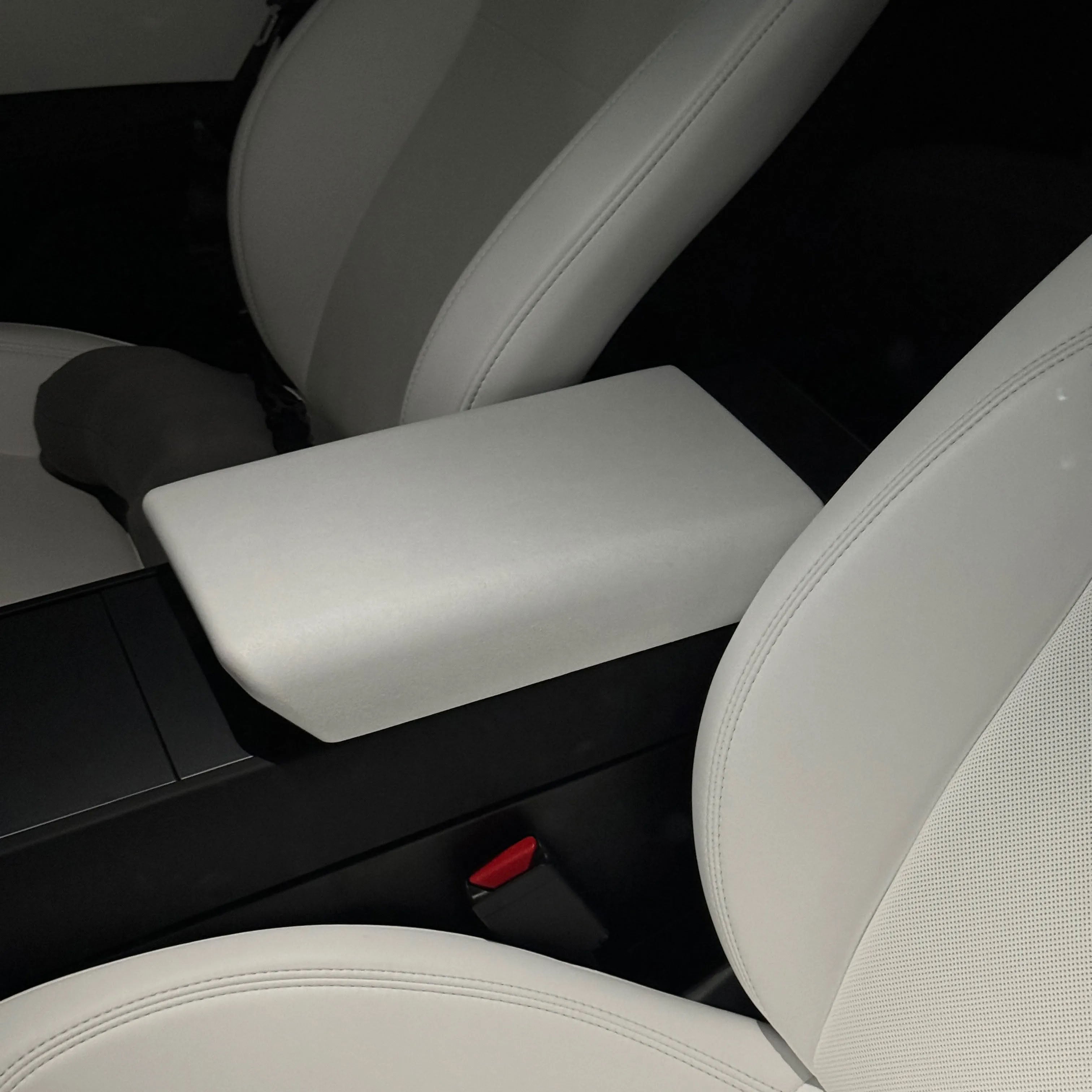 Tesla Model Y Juniper / 3 Highland Suede Armrest Cover & Interior Trim Kit (5-Piece)