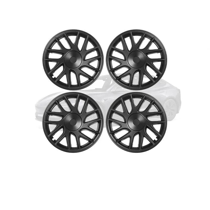 Tesla Model 3 Highland 18inch Wheel Covers Matte Black Plane Model 3 Highland