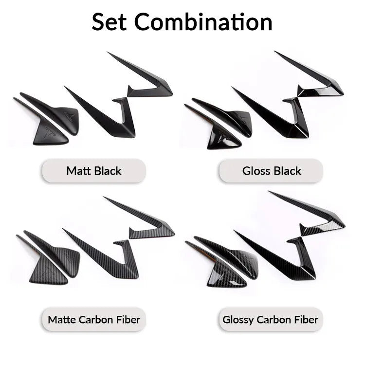 Tesla Model 3 Side Camera Cover for 2021-2023 Model 3 (2021-2023) Side Camera Cover+Side Camera Frame Cover