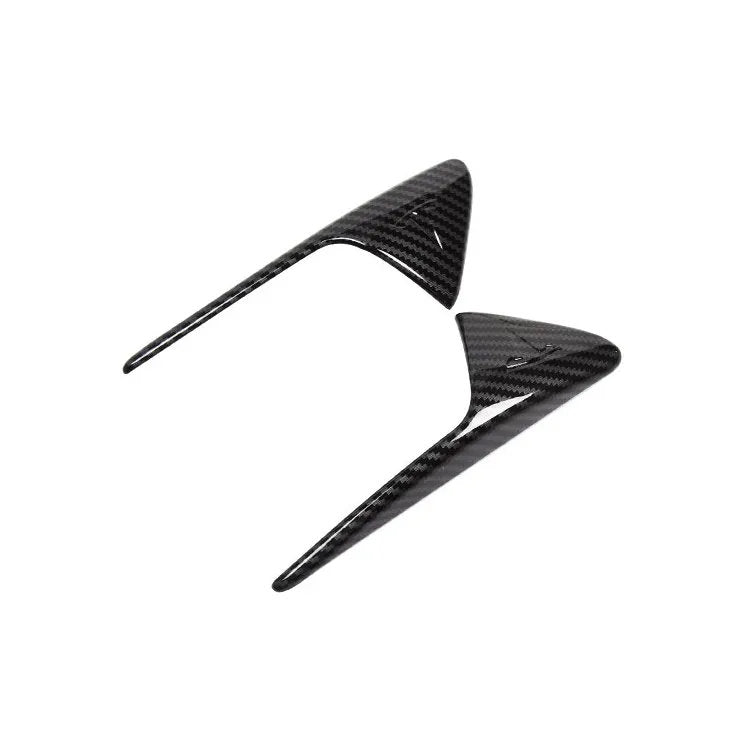 Tesla Model 3 Side Camera Cover for 2021-2023 Model 3 (2021-2023) Side Camera Cover Glossy Carbon Fiber Pattern
