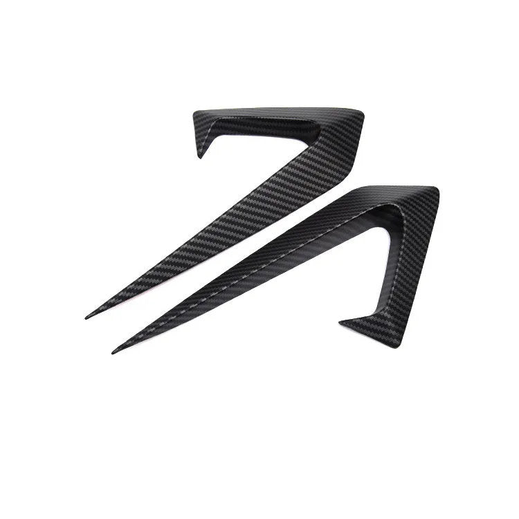 Tesla Model 3 Side Camera Cover for 2021-2023 Model 3 (2021-2023) Side Camera Frame Cover Matt Carbon Fiber Pattern