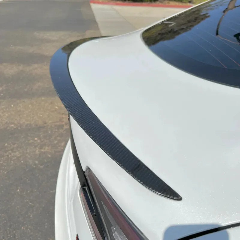 Real Carbon Fiber Trunk Spoiler for Tesla Model S