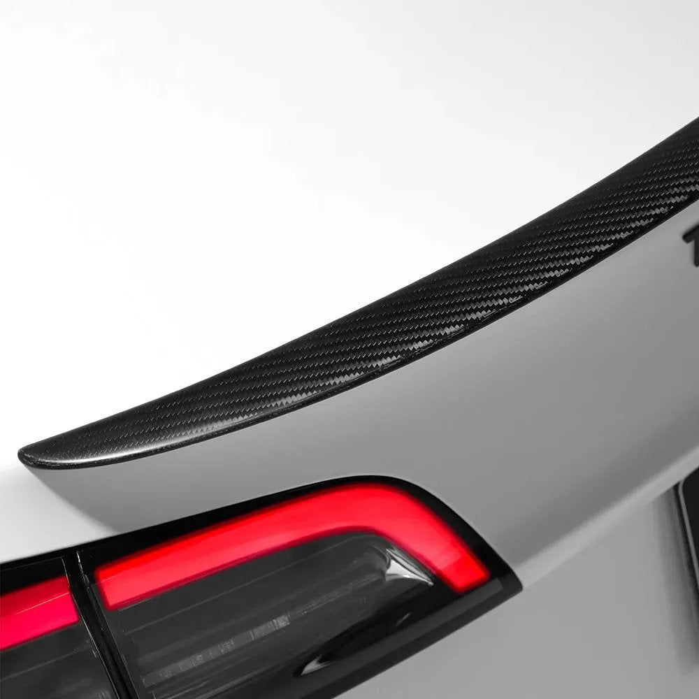 Real Carbon Fiber Trunk Spoiler for Tesla Model S