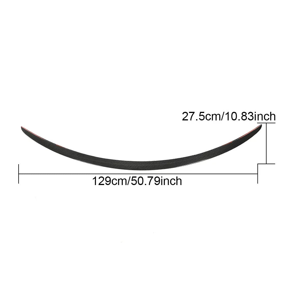 Real Carbon Fiber Trunk Spoiler for Tesla Model S