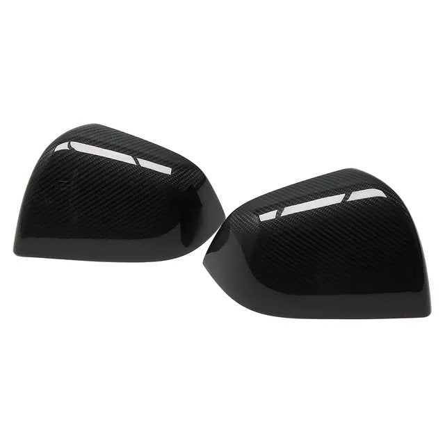 Tesla Model Y Carbon Fiber Mirror Caps (2020-2023) Glossy