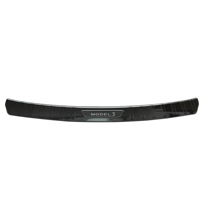 Trunk Guard Plate for Tesla Model 3/Y – Stainless Steel, Black Titanium Coating Model 3（2017-2023.10） External