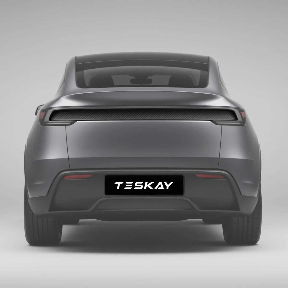 Trunk Tailgate Applique for Tesla Model Y Juniper - Real Dry Molded Carbon Fiber