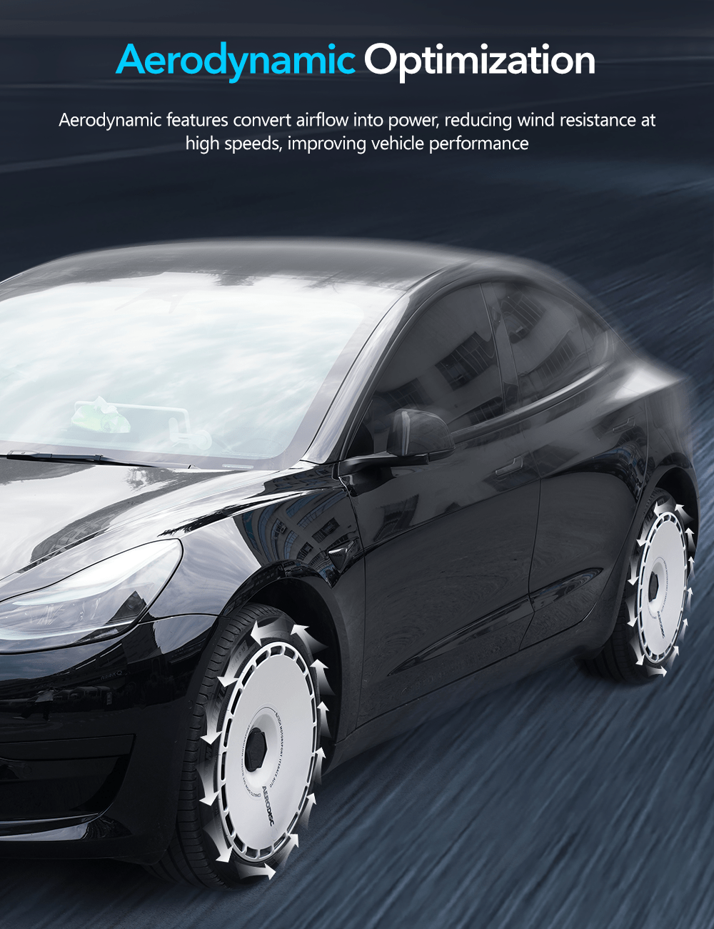 Aero DISC Wheel Covers for Model Y / Model 3