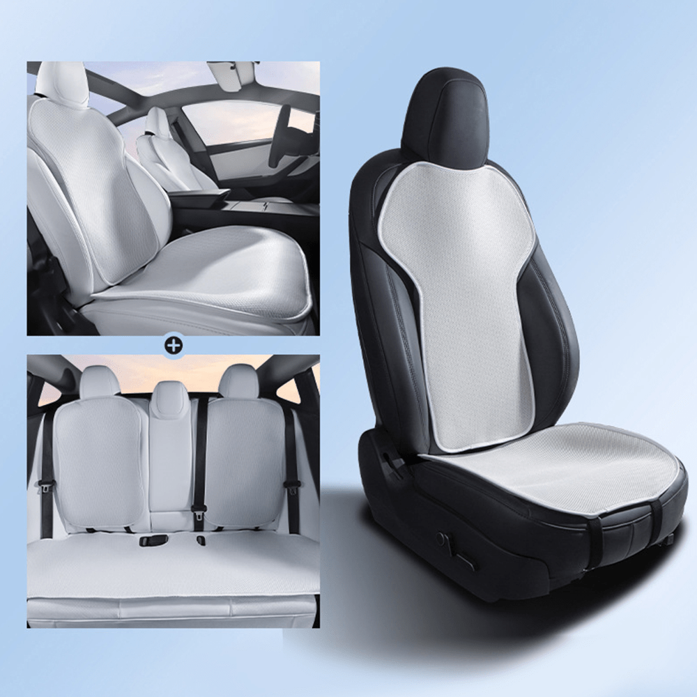 All Season Seat Ventilation Seat Covers for Model 3/Y White