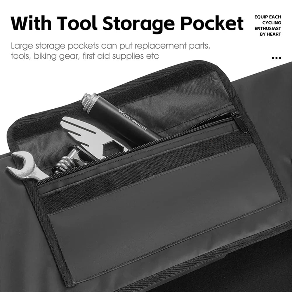 Bike Tailgate Pad for Tesla Cybertruck | Protective Shield with Tool Pockets