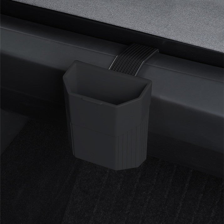Central Screen/Seat/Dash Trash Can for Tesla Model 3 2023.11+ / Y 2025.03+ For Model 3 (2024-ON) & Model Y (2025.3-ON) Dashboard Black