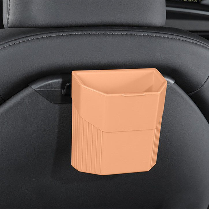 Central Screen/Seat/Dash Trash Can for Tesla Model 3 2023.11+ / Y 2025.03+ For Model 3 (2024-ON) & Model Y (2025.3-ON) Seat Back Maroon