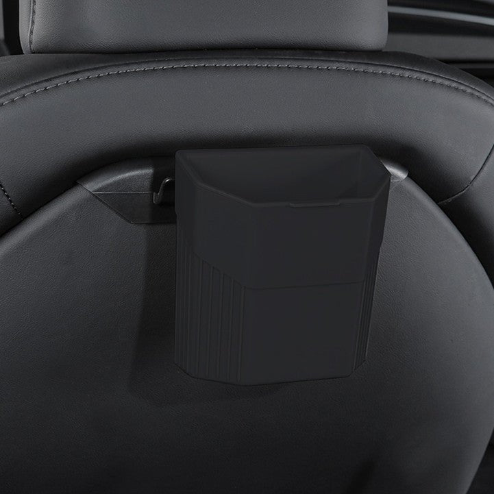 Central Screen/Seat/Dash Trash Can for Tesla Model 3 2023.11+ / Y 2025.03+ For Model 3 (2024-ON) & Model Y (2025.3-ON) Seat Back Black