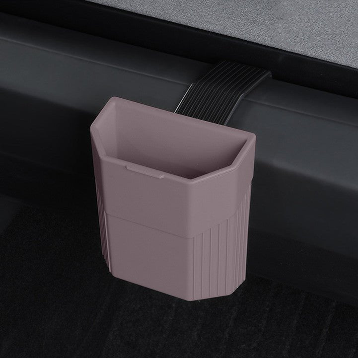 Central Screen/Seat/Dash Trash Can for Tesla Model 3 2023.11+ / Y 2025.03+ For Model 3 (2024-ON) & Model Y (2025.3-ON) Dashboard Tea Amber Brown