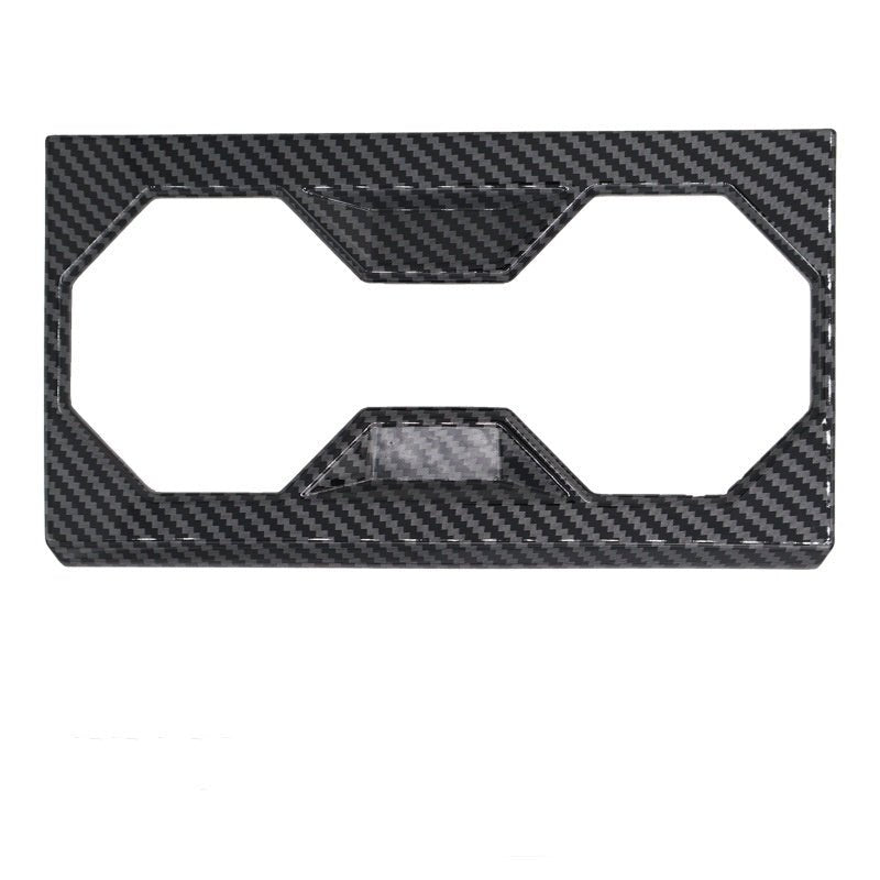 Center Console Cup Holder Frame for Tesla Cybertruck Glossy Carbon Fiber