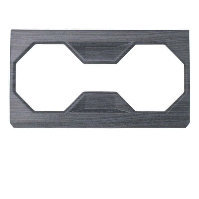 Center Console Cup Holder Frame for Tesla Cybertruck Black Woodgrain