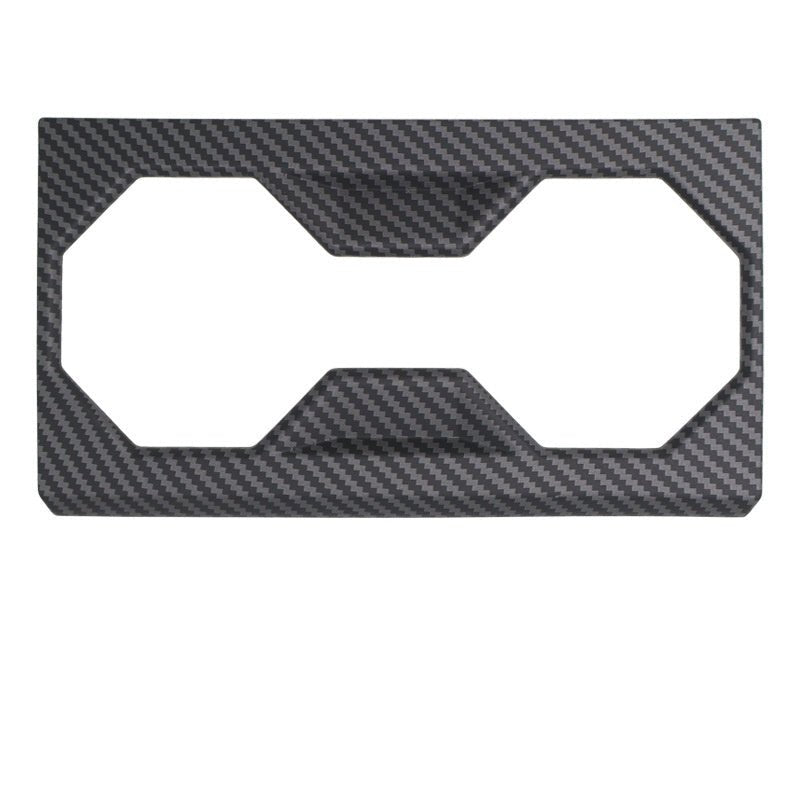 Center Console Cup Holder Frame for Tesla Cybertruck Matte Carbon Fiber