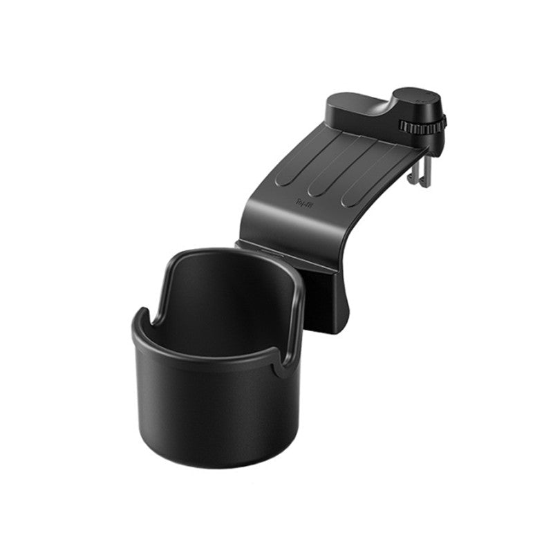 Dashboard Left Cup Holder for Tesla Model 3/Y Model Y 2020-2024 With Silicone Cup Holder - Black
