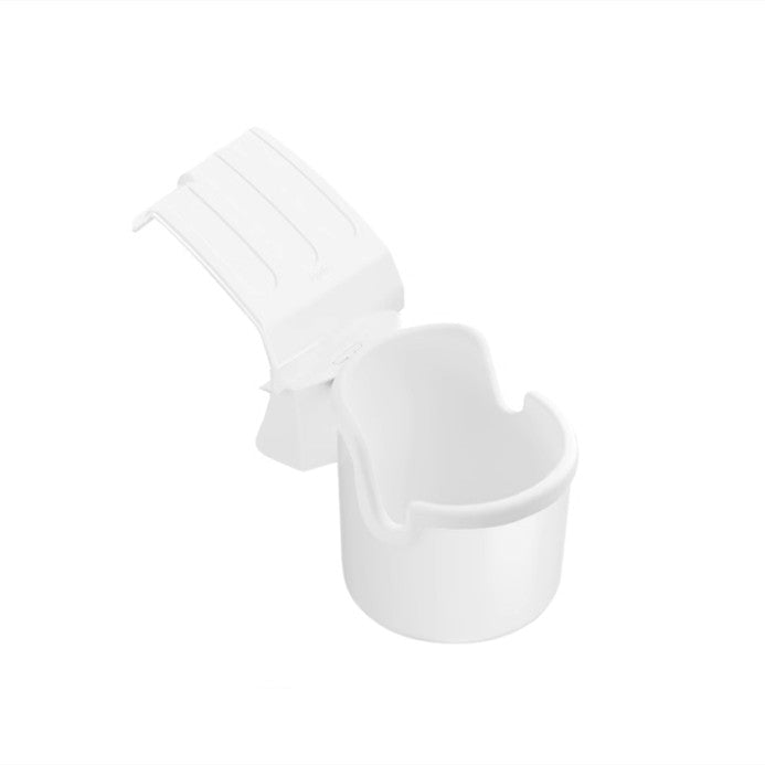Dashboard Left Cup Holder for Tesla Model 3/Y Model 3 Highland & Model Y Juniper With Silicone Cup Holder - White