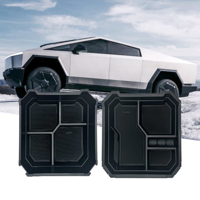 Double-layer Center Console Storage Tray for Tesla Cybertruck