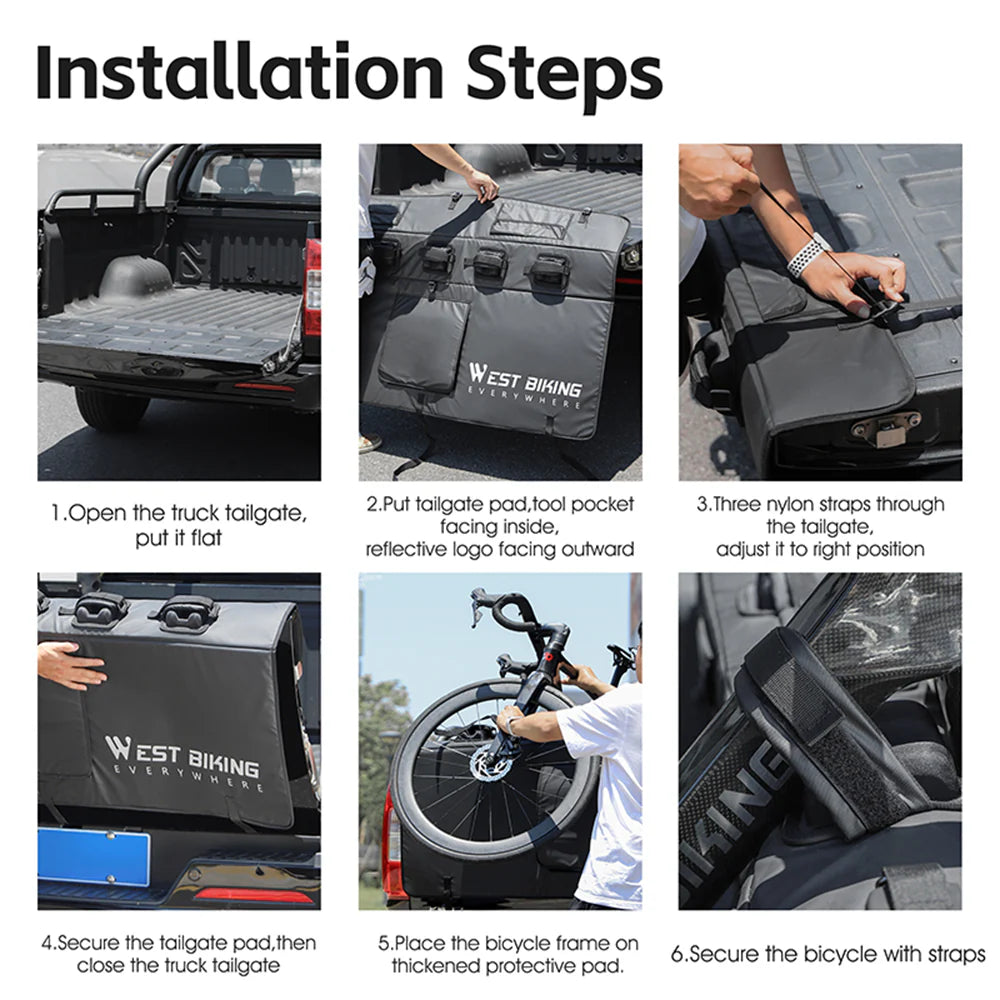 Bike Tailgate Pad Installation