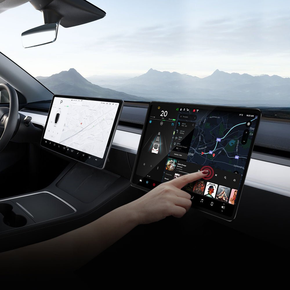 Exclusive Passenger Entertainment Screen for Tesla Model 3/Y Model 3 2021-2023 & Model Y 2020-2024 3+32G