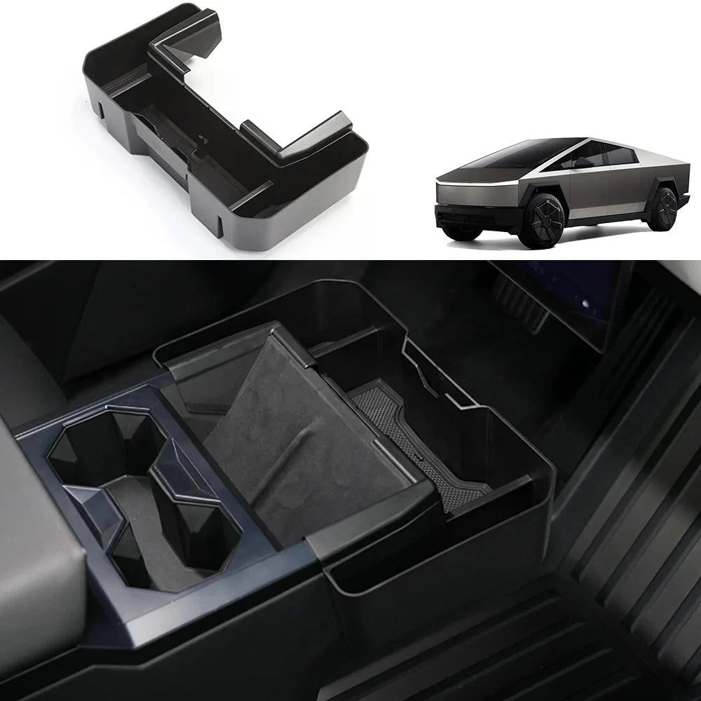 Extended Center Console Organizer Storage Box for Tesla Cybertruck