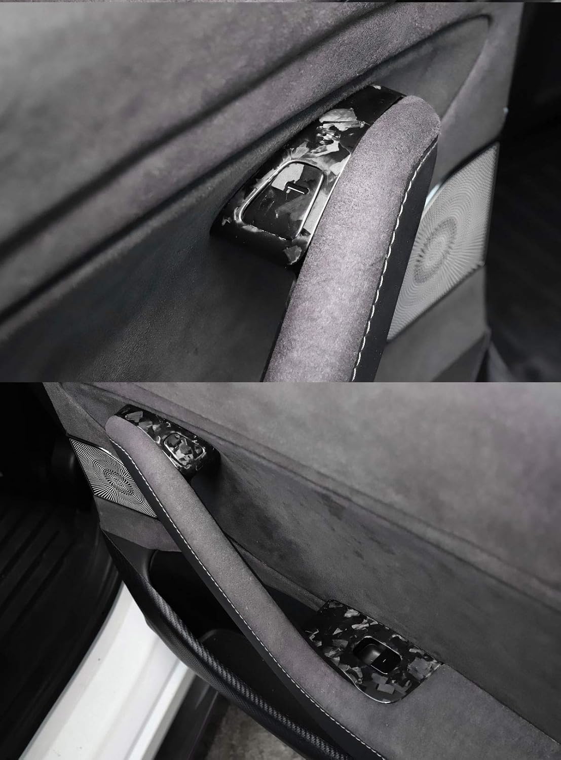Model 3 / Y Window & Door Switch Covers - Carbon Fiber Interior Mods（Left & Right Hand）