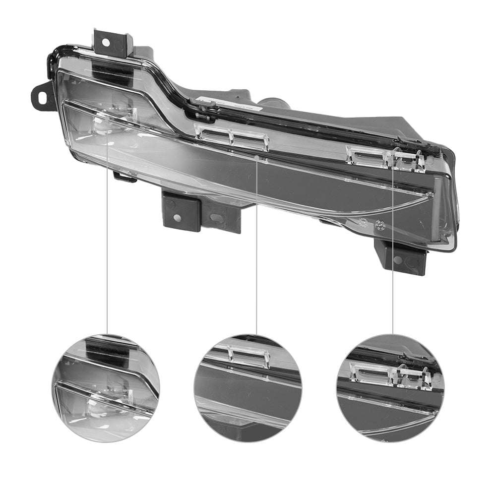 Front Bumper Fog Light Replacement for Model 3/Y