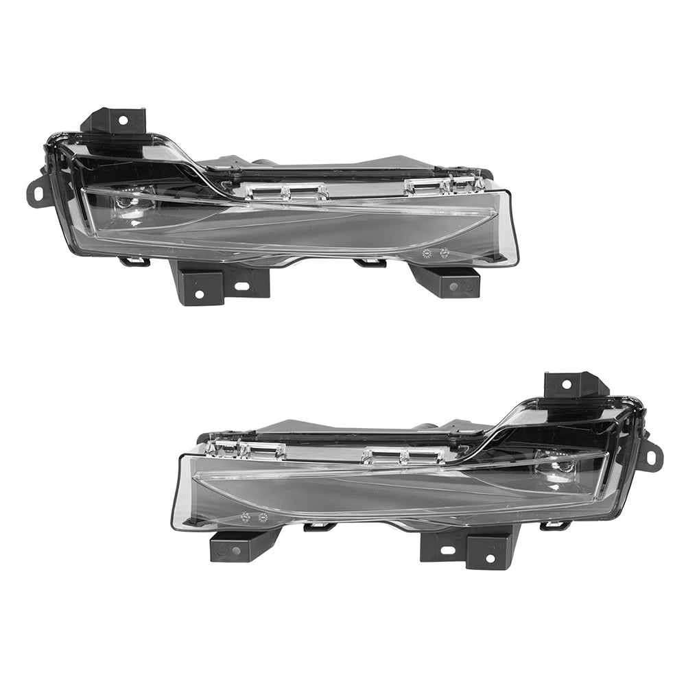 Front Bumper Fog Light Replacement for Model 3/Y Model 3 (17-23) & Model Y (20-24) Shanghai Berlin Giga (1624797 1624798) Left + Right