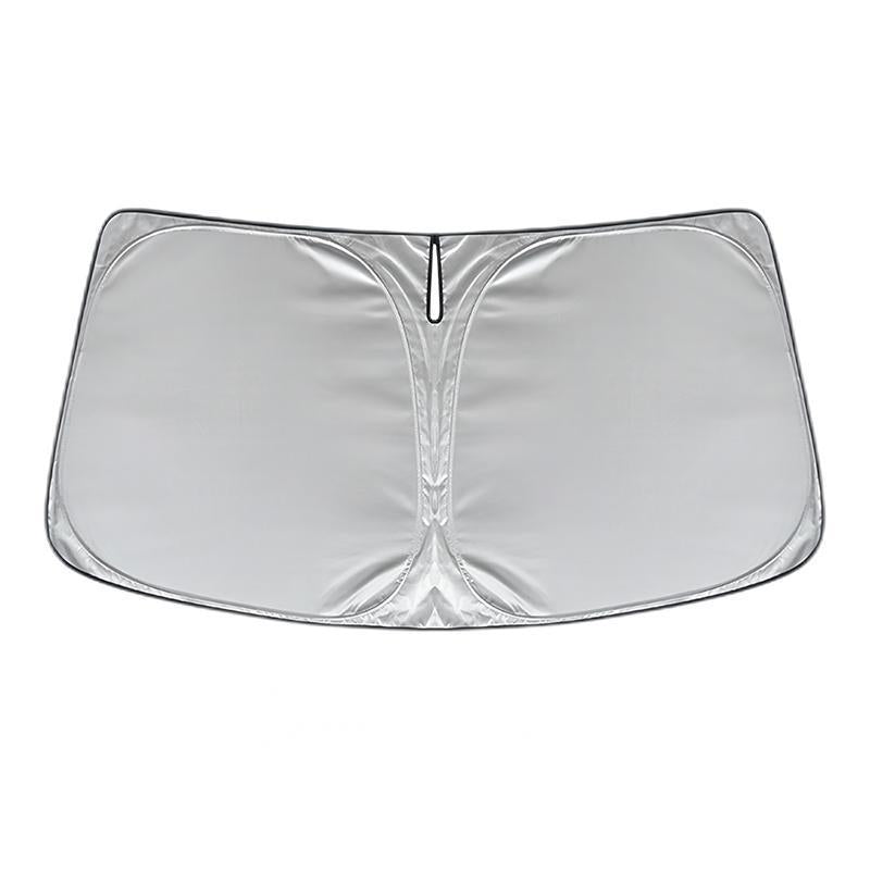 Front Windshield Sunshade for Tesla Cybertruck Cybertruck 2024-Present Silver