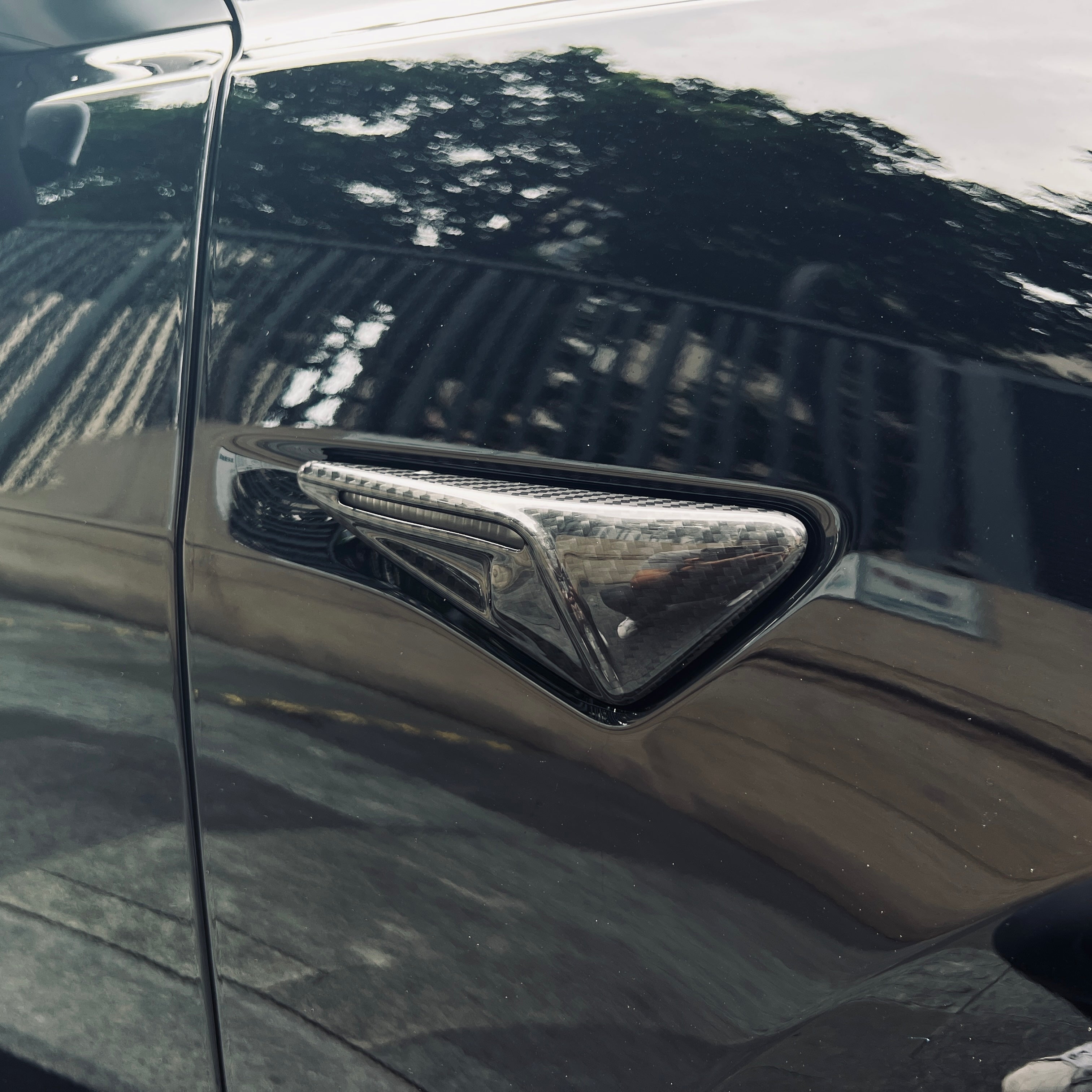 Tesla Model 3/Y Full Carbon Fiber Side Camera Covers