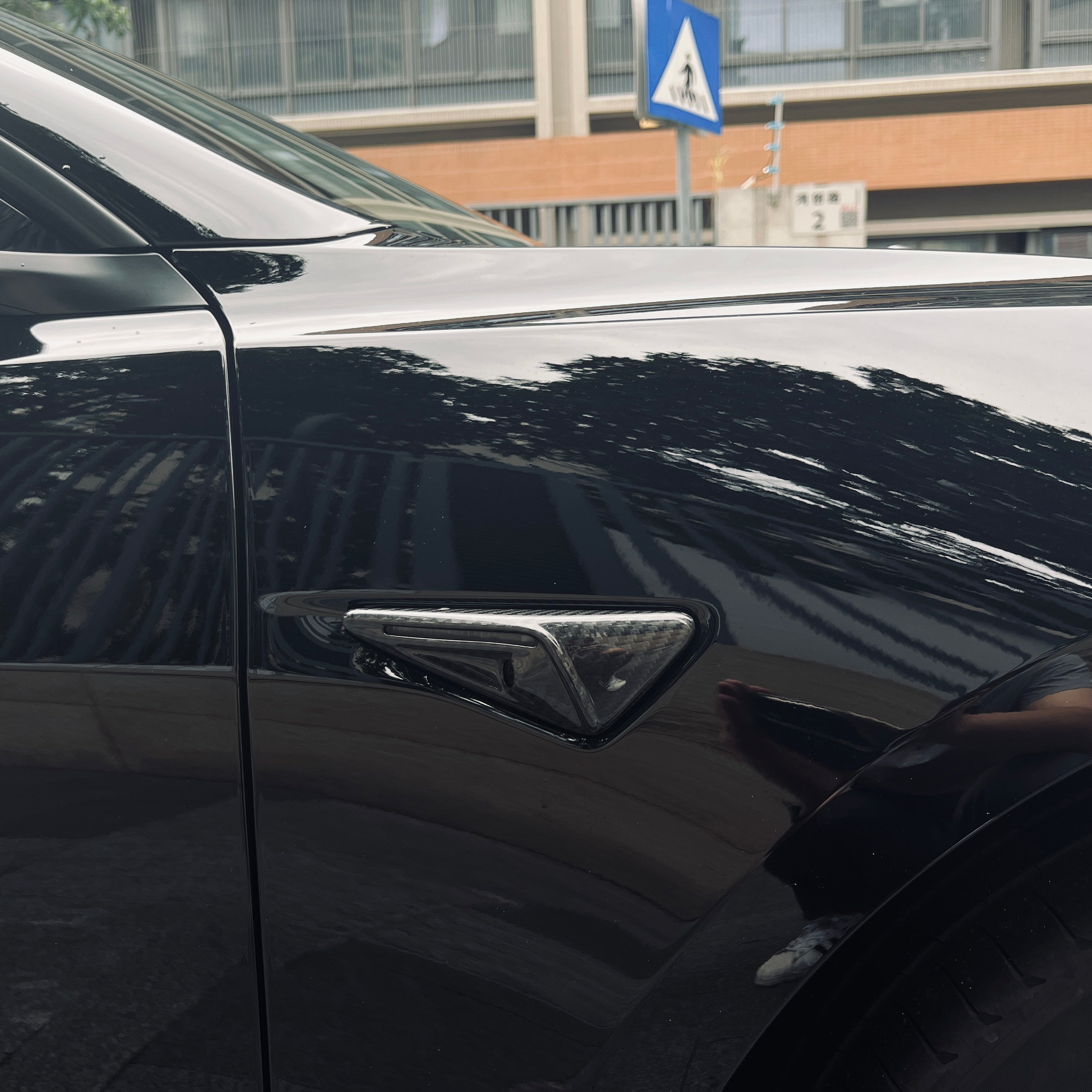 Tesla Model 3/Y Full Carbon Fiber Side Camera Covers