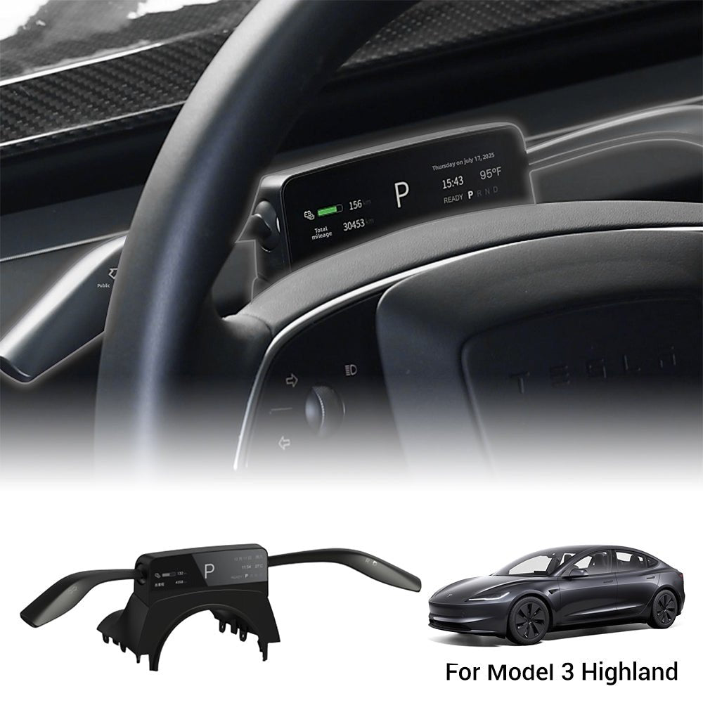 Gear Shift Stalks Heads Up Display for Tesla Model 3 Highland / Model Y Juniper