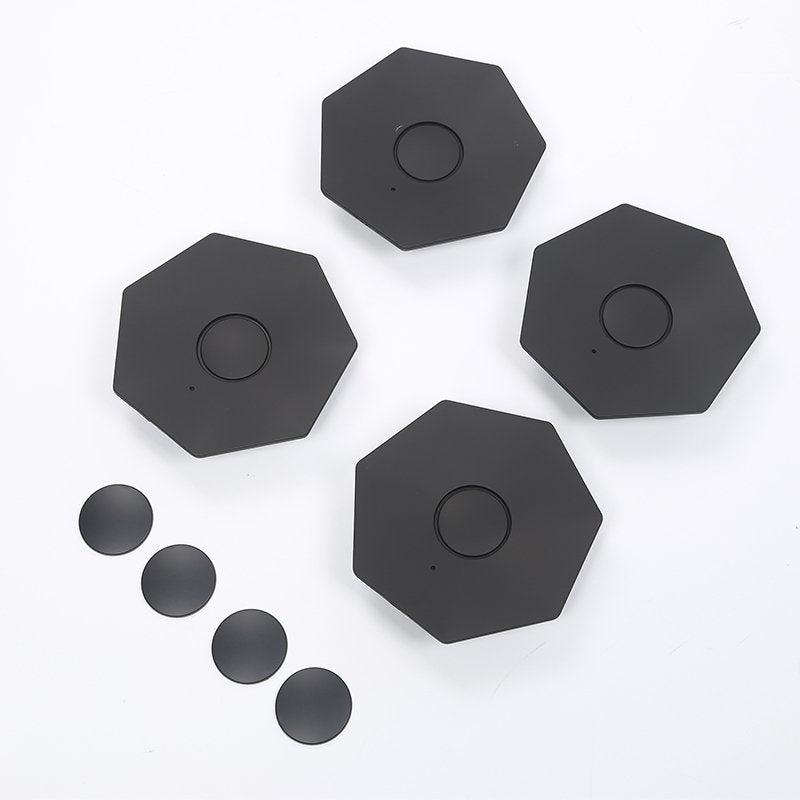 Center Hub Caps for 20" Cyber Wheels for Tesla Cybertruck (4pcs) Black