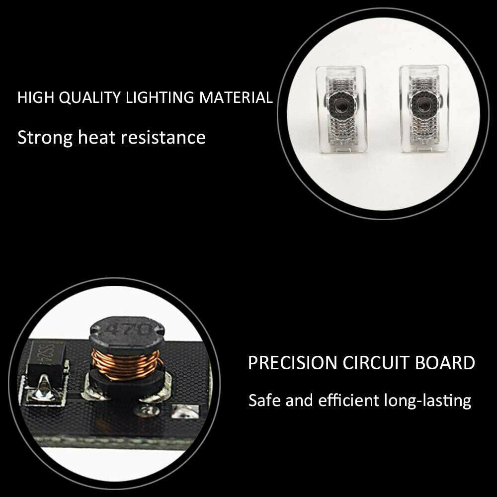 LED Logo Tesla Puddle Lights for Model 3/Y/S/X