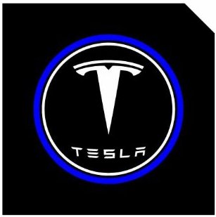 LED Logo Tesla Puddle Lights for Model 3/Y/S/X